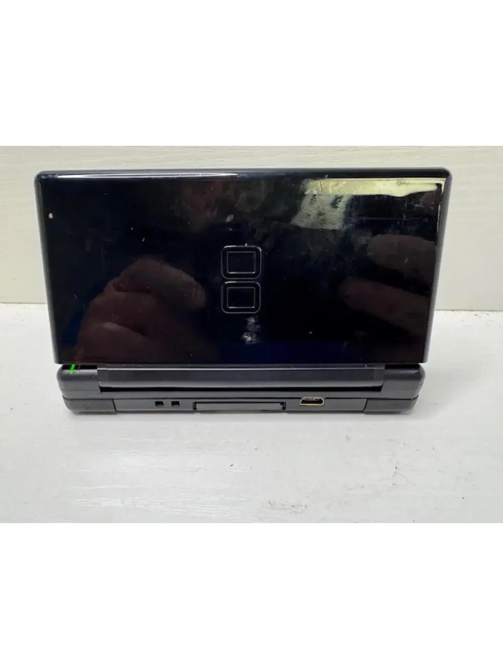 Nintendo DS Lite Onyx Black Console USG-001 Tested Working (No Charger)